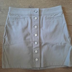 ARITZIA Wilfred free Karmen Button front mini skirt